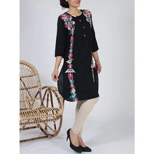 Load image into Gallery viewer, PLUSH LINEN KURTI The Archar Fashion
