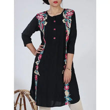 Load image into Gallery viewer, PLUSH LINEN KURTI The Archar Fashion
